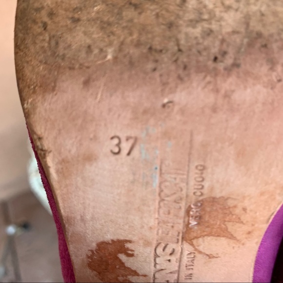 Manas Lea Foscati Distressed Purple Boots - Picture 11 of 14